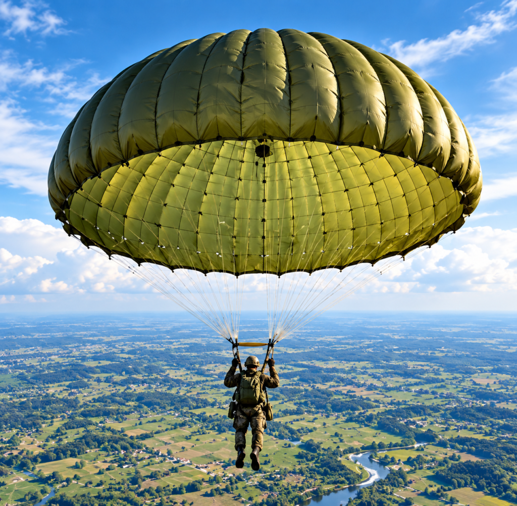 parachute round