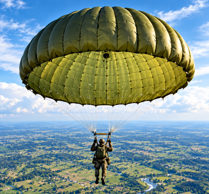 parachute round